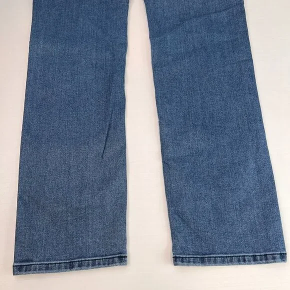Mott & Bow Jean Men 36 Slim Zip Up Mid Rise 34x31 Denim Casual Work Party Core